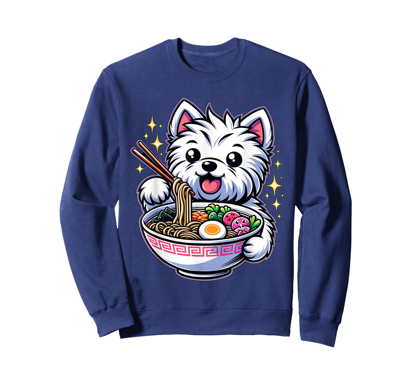 Kawaii Anime West Highland Terrier Dog Ramen T-Shirt