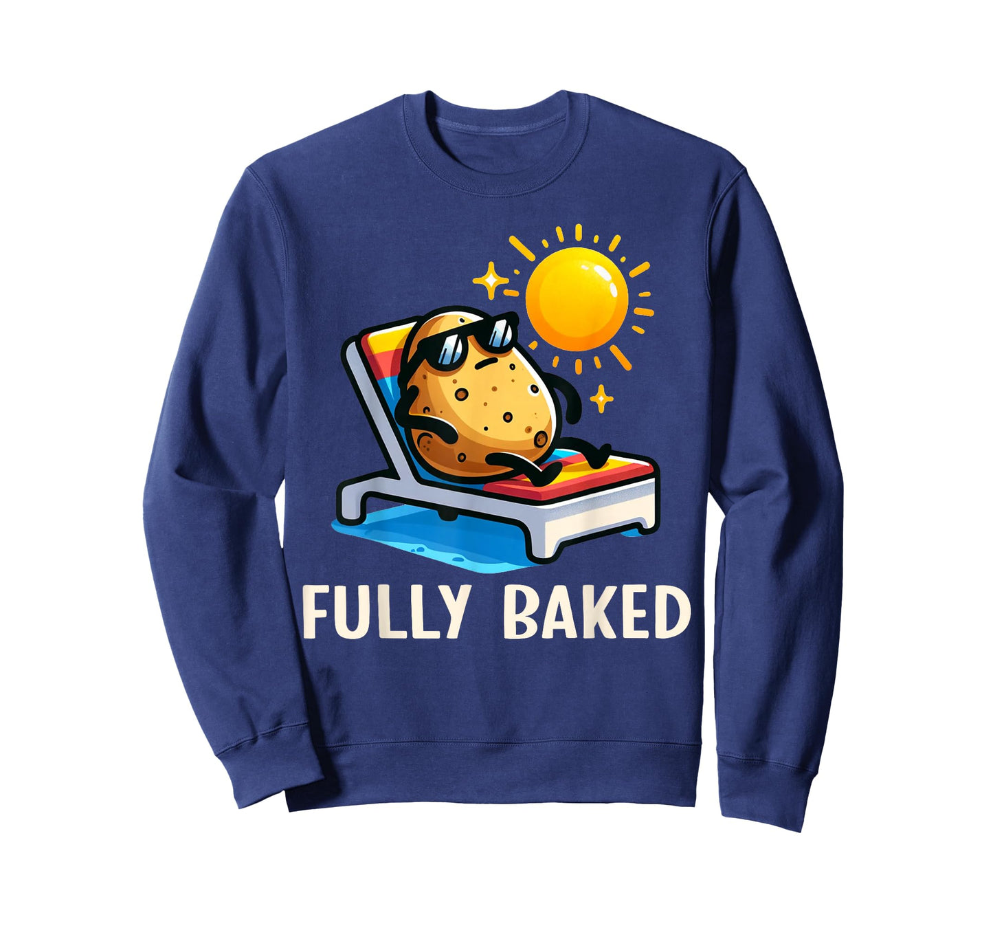 Funny Fully Baked Potato Graphic For Kids T-Shirt