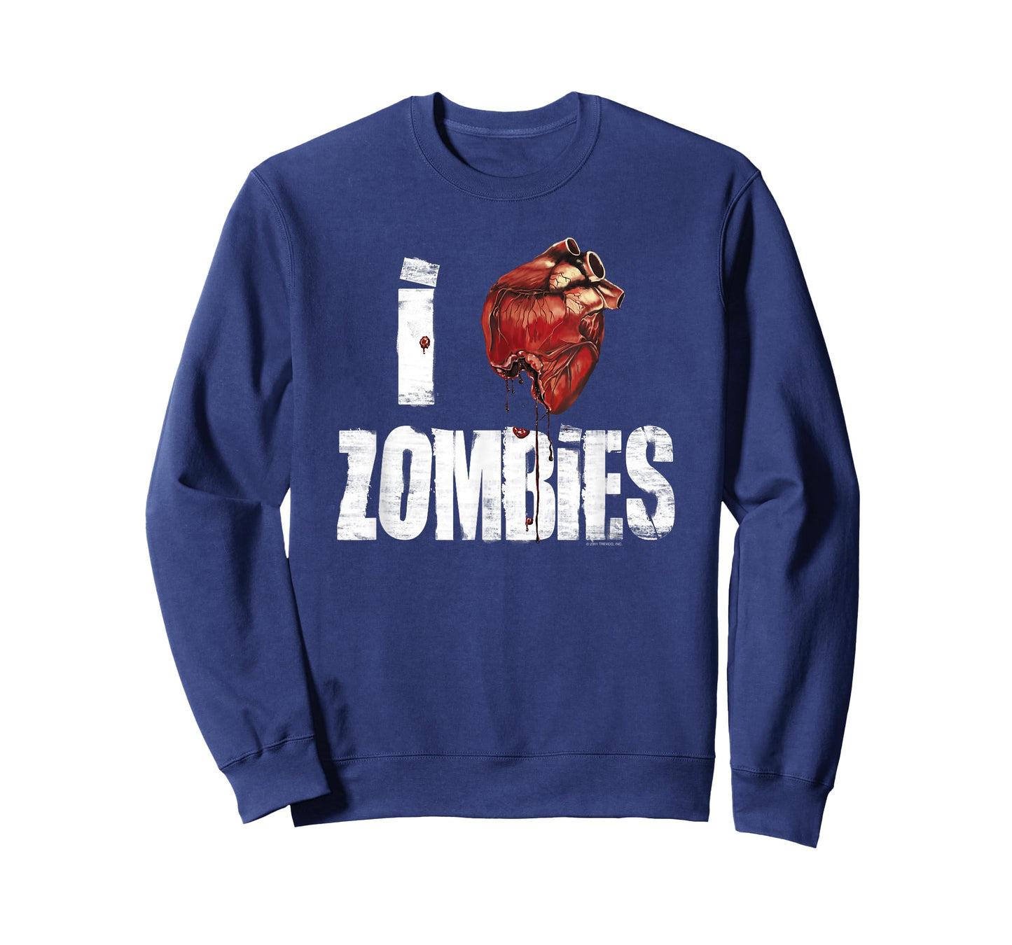 I Heart Zombies Adult T-Shirt T-Shirt