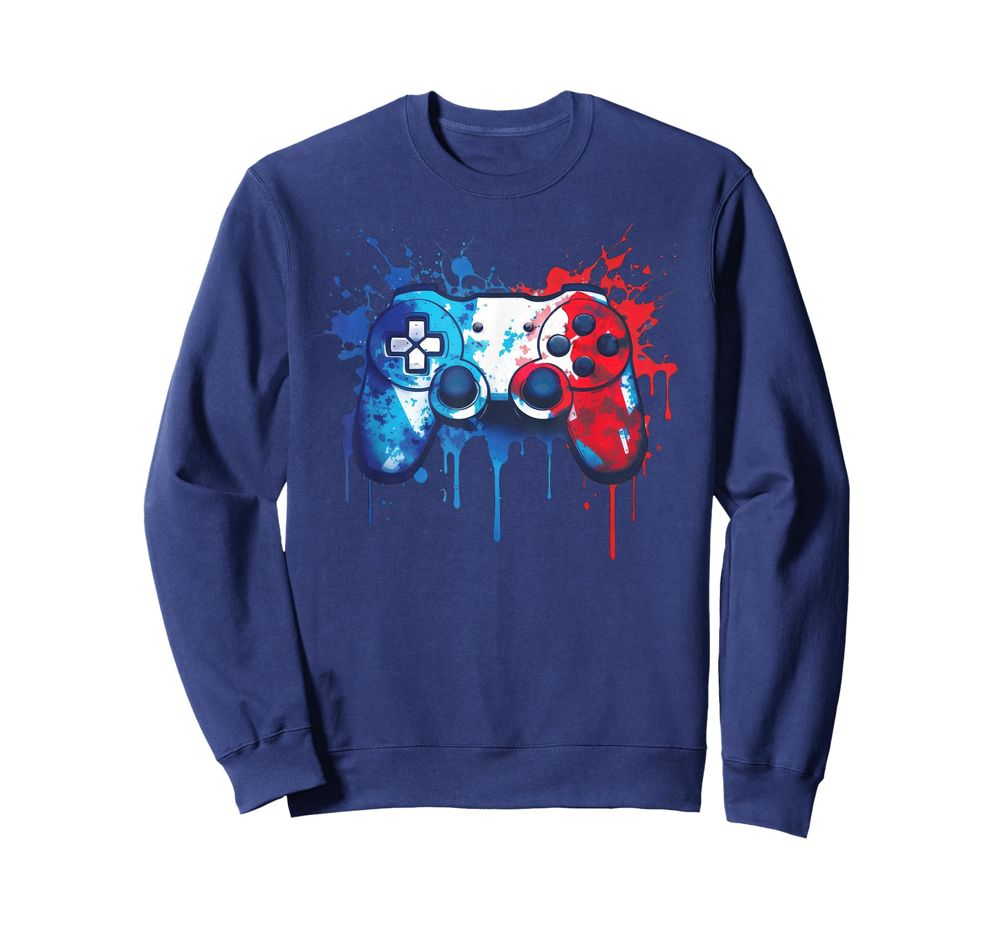 Patriotic Gamer - Red White Blue 4th of July Video Game T-Shirt