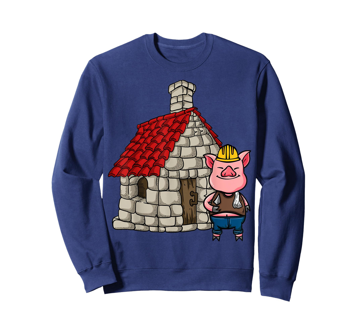 Three Pigs Lazy Halloween Costume - Brick House T-Shirt