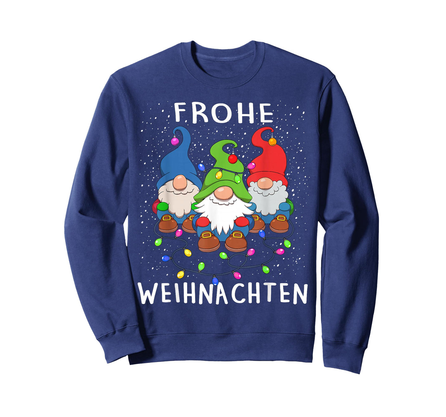 Funny Gnomes Merry Christmas Frohe Weihnachten T-Shirt