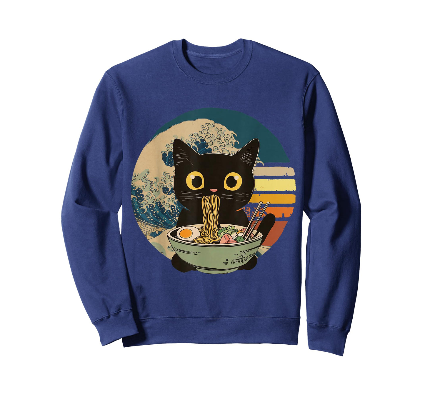 Cat Ramen Noodles Cat Japanese Kawaii Cat Japan Anime Cat T-Shirt
