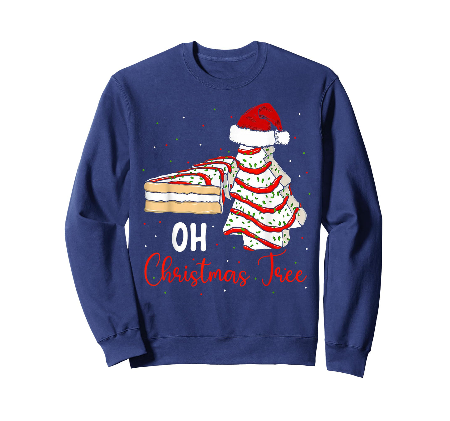 Groovy Oh Christmas Tree Cakes Debbie Beckey Jen Cake Lovers T-Shirt