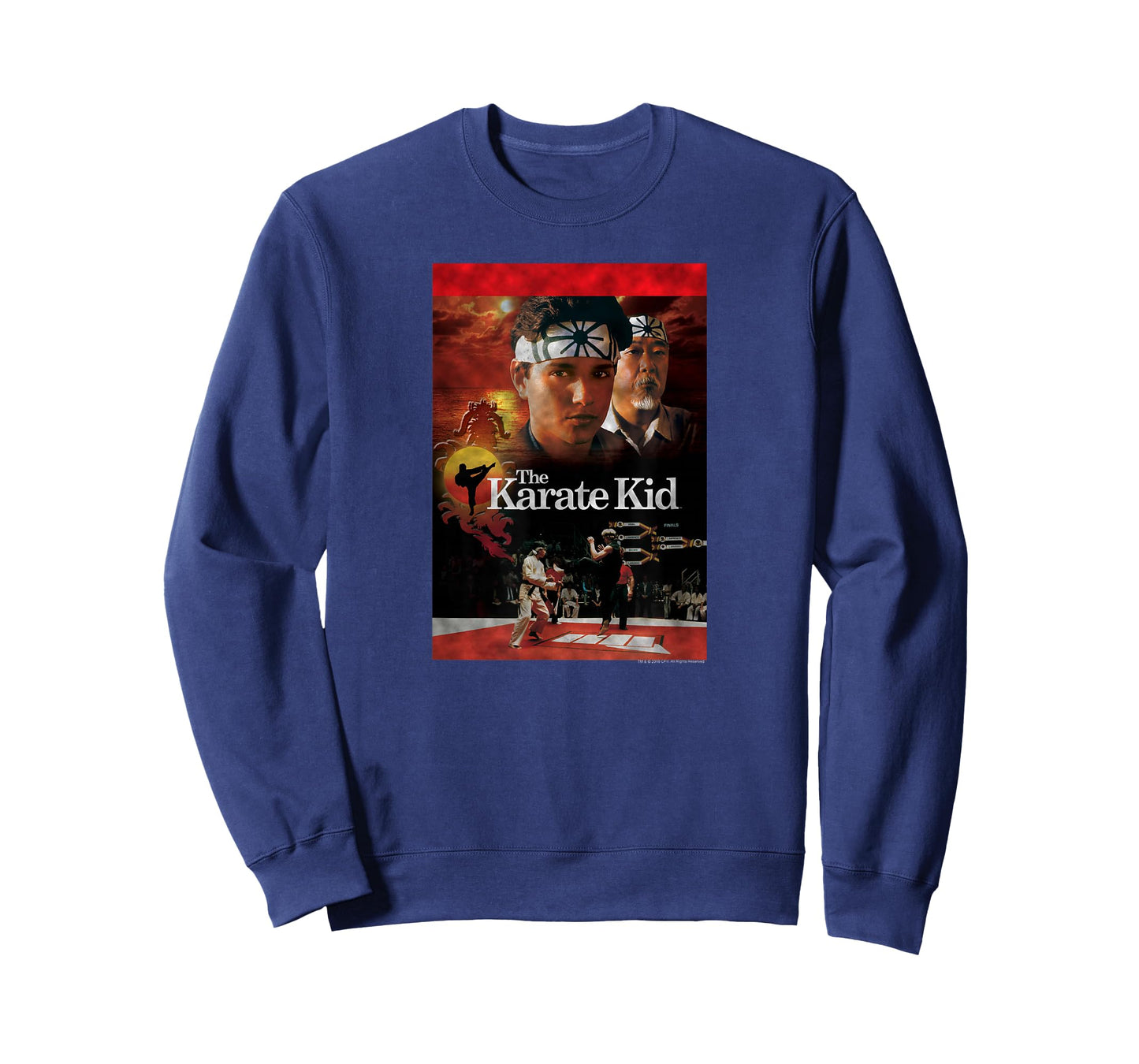 The Karate Kid Movie Poster Distressed Vintage Movie T-Shirt