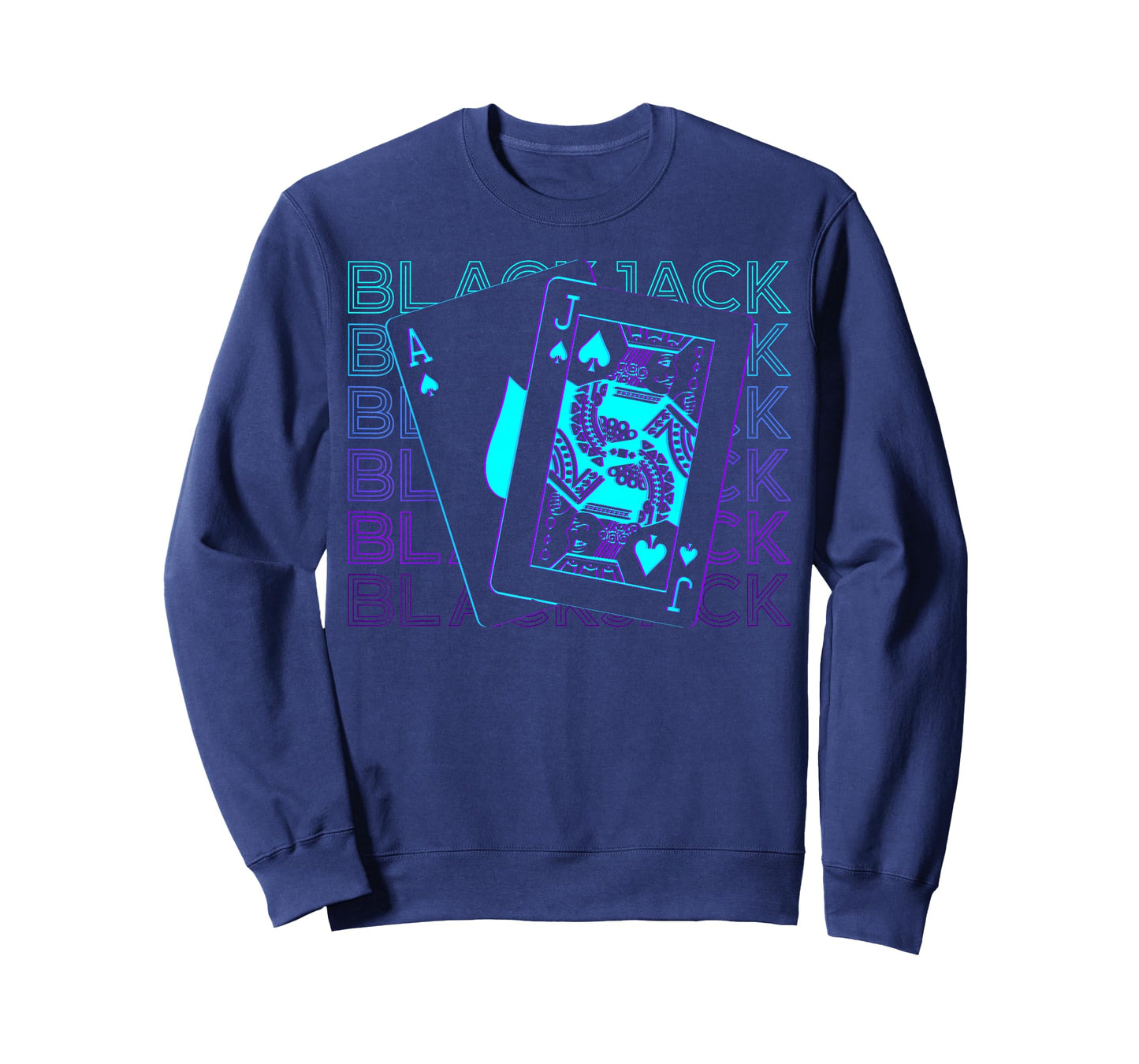 Blackjack Jack Of Spade Ace Spades Retro T-Shirt