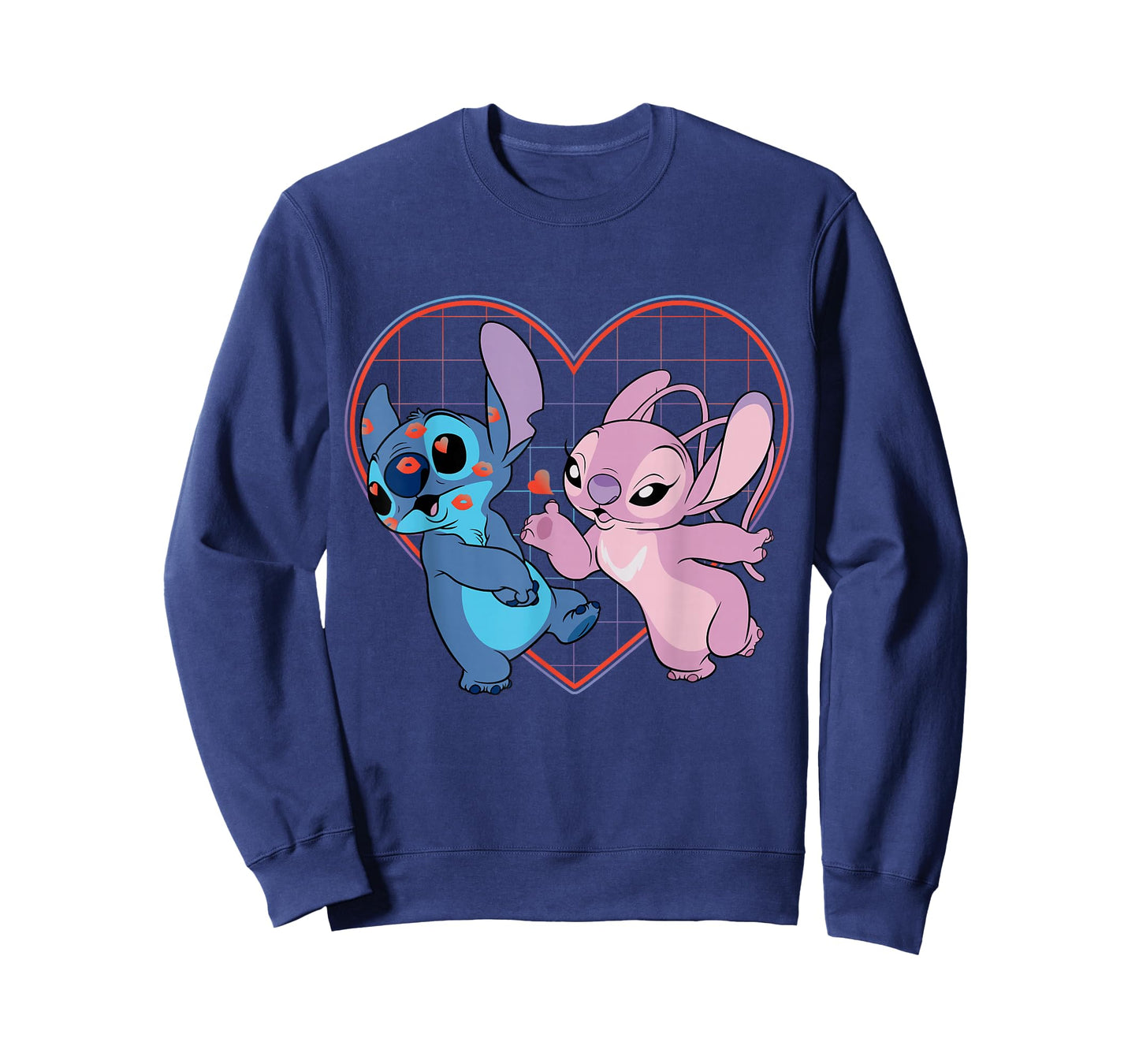 Disney Lilo and Stitch Angel Heart Kisses T-Shirt