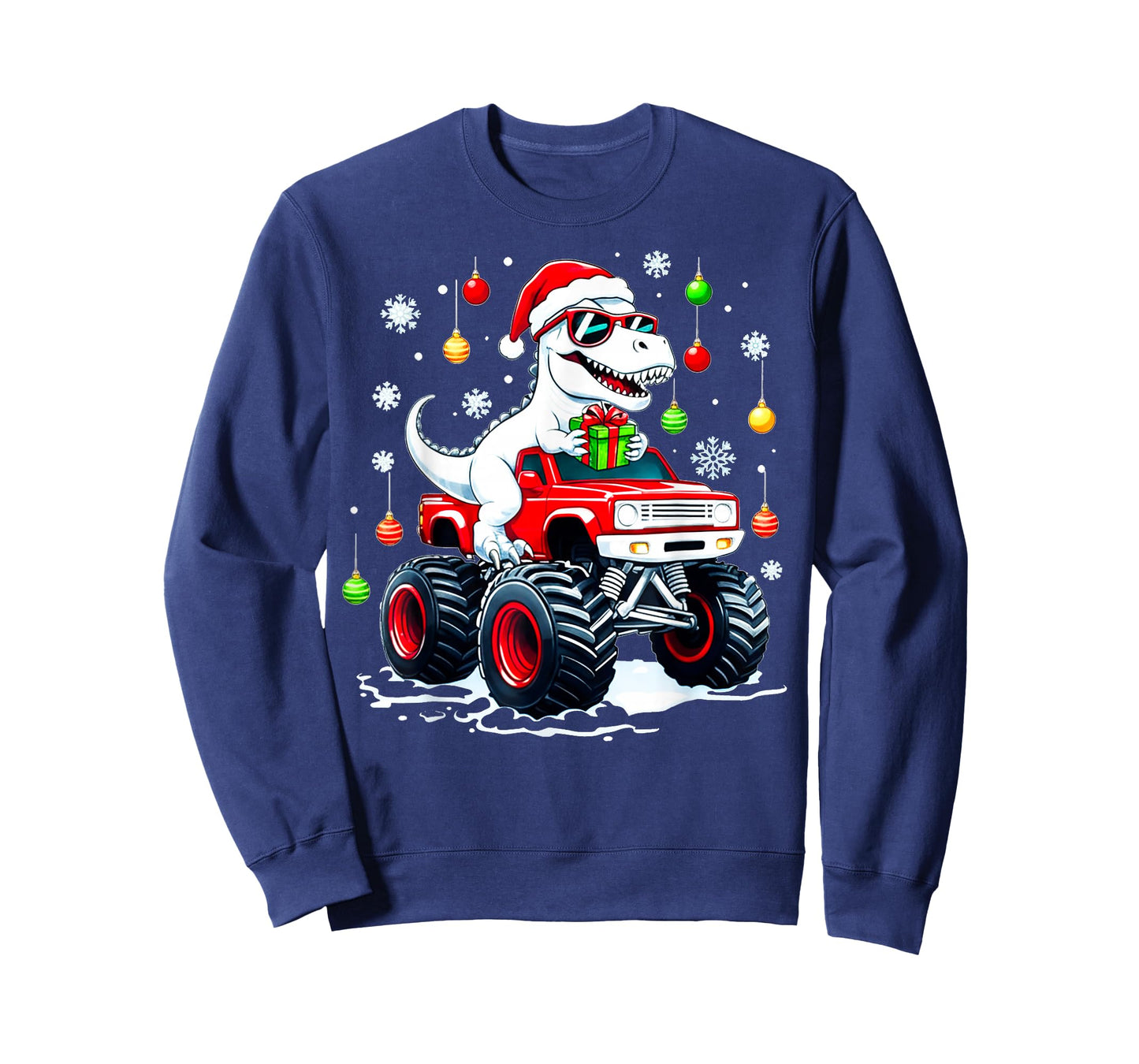 Dinosaur Christmas Shirt for Boys.trex Christmas T-Shirt