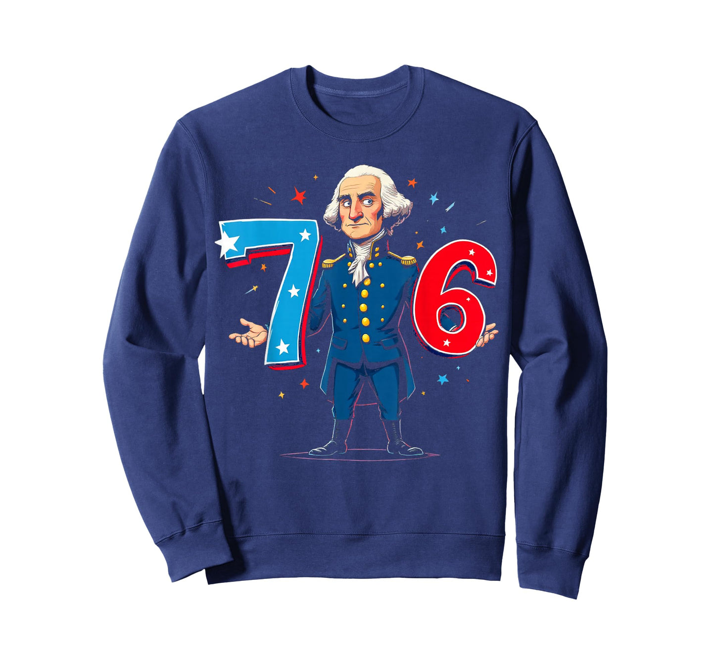 6-7 7-6 George Washington Seven Six Teacher American 67 Kids T-Shirt