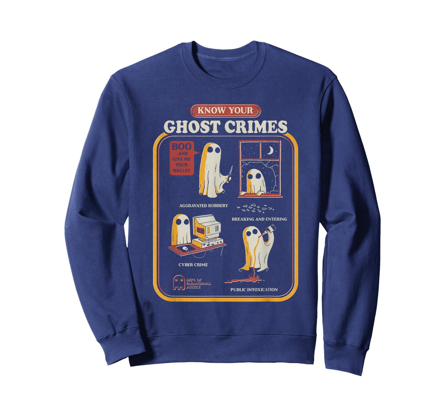 Know Your Ghost Crimes Funny Halloween T-Shirt