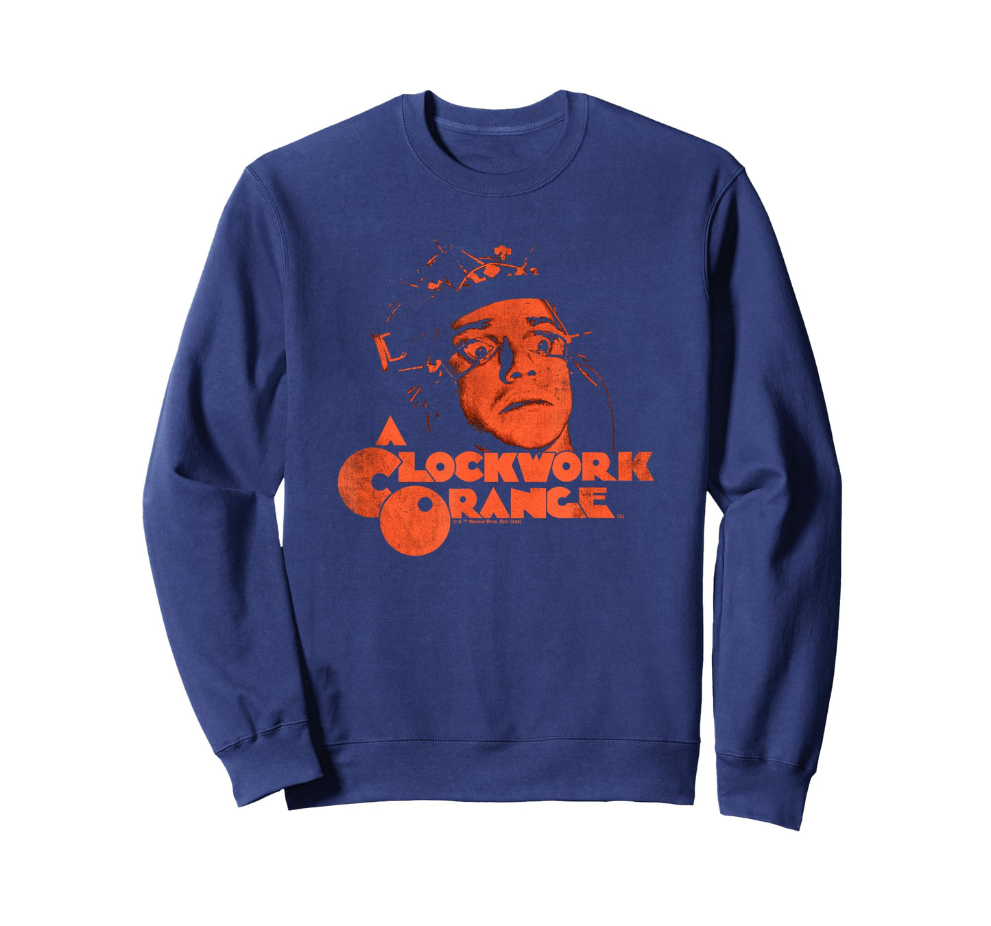 A Clockwork Orange Posterized Alex Face T-Shirt, Small, Black