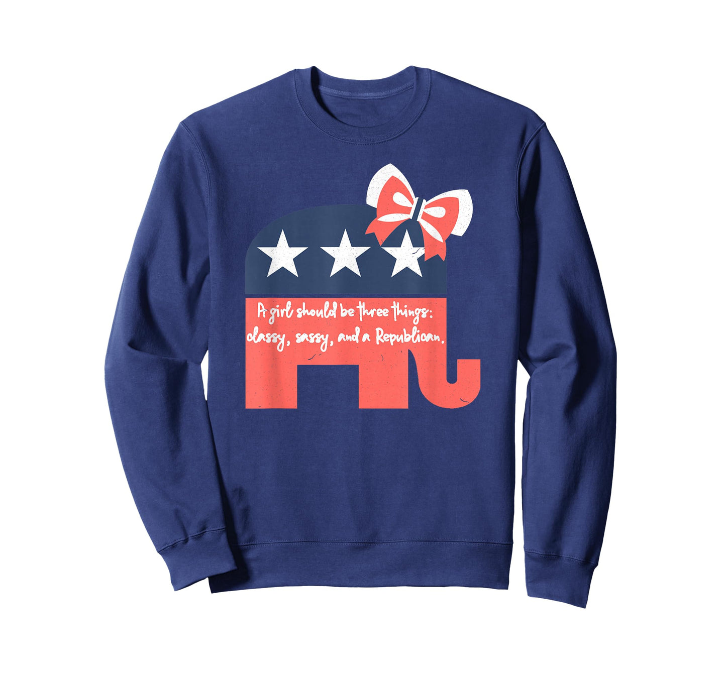 A Girl Should Be Three Things Republican Gifts for Women T-Shirt