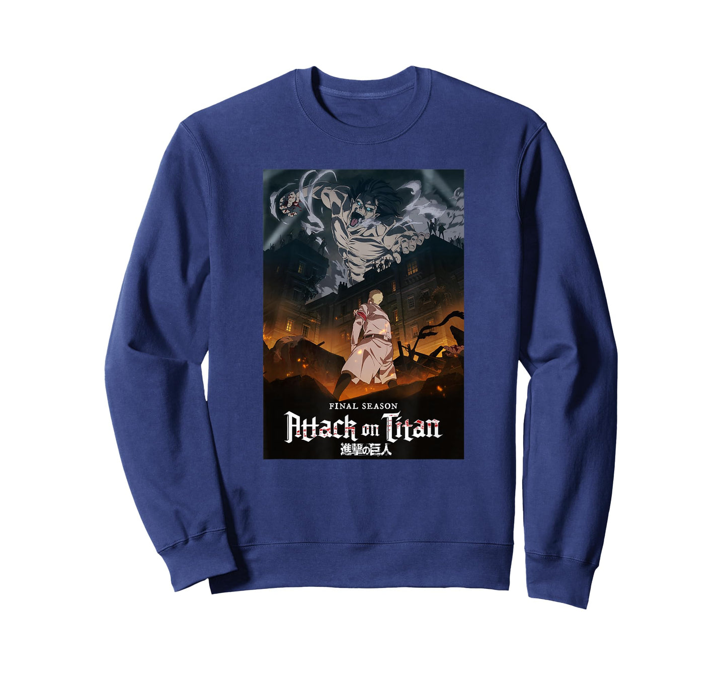 Attack on Titan Season 4 Key Art with Show Logo Anime T-Shirt
