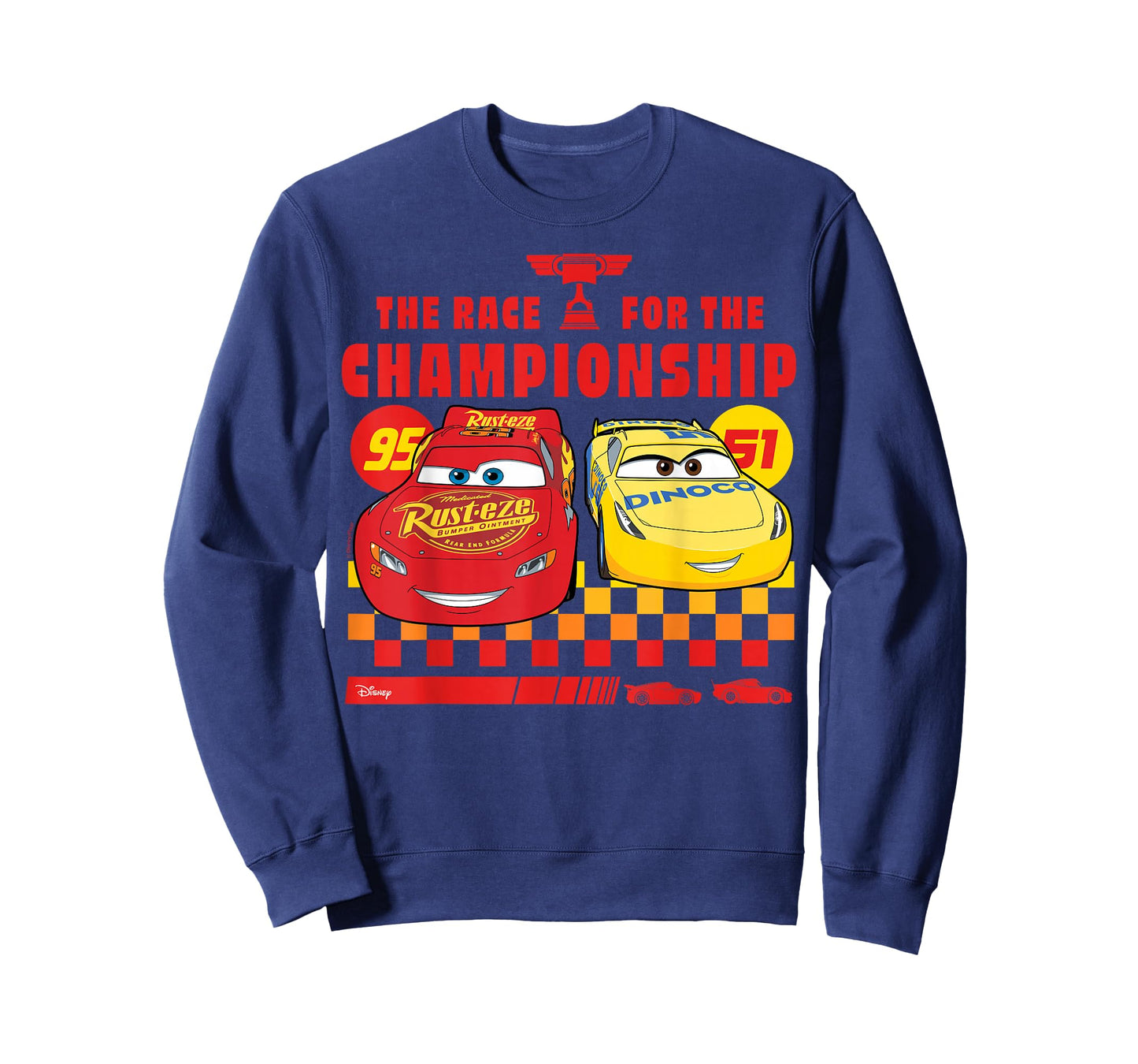 Disney Pixar Cars - Lightning And Cruz Race For Championship T-Shirt