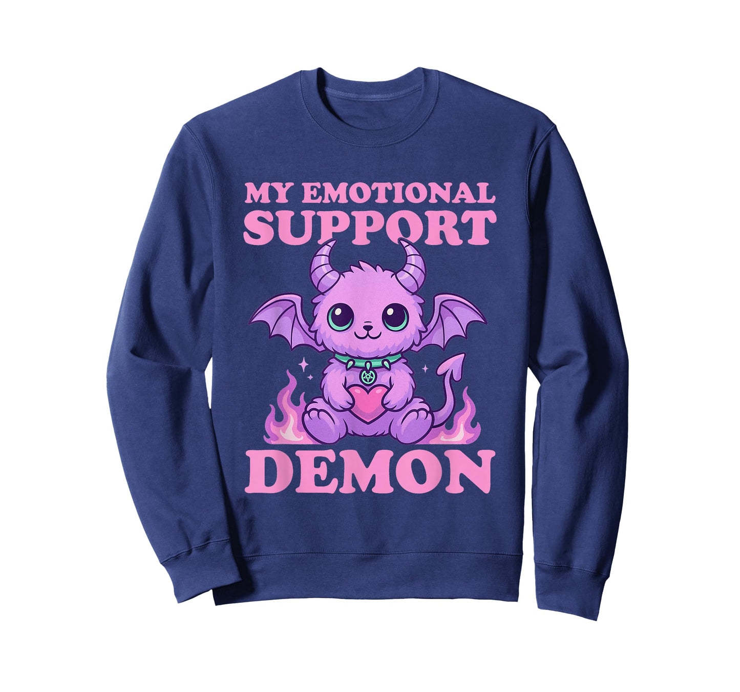 Pastel Goth My Emotional Support Demon Nu Goth Emo Gothic T-Shirt