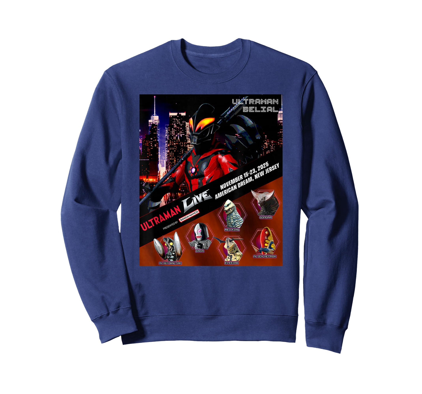 Ultraman Live 2025 T-Shirt - Ultra Kaiju T-Shirt