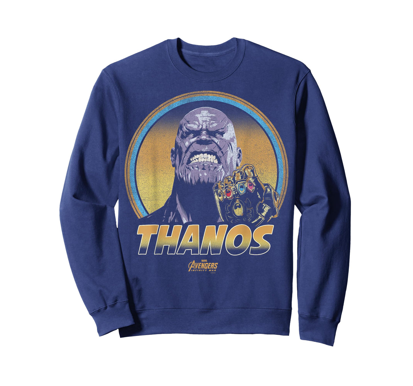 Marvel Infinity War Thanos Vintage Portrait Graphic T-Shirt T-Shirt