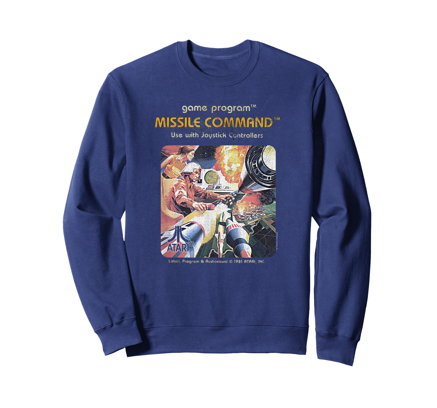 ATARI Missile Command Video Game Cartridge T-Shirt