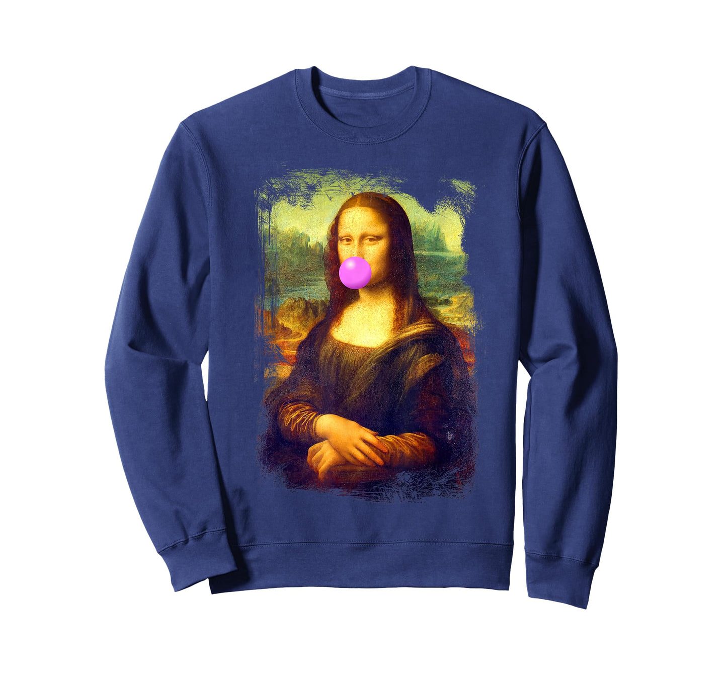 Mona Lisa blowing bubble gum T-Shirt
