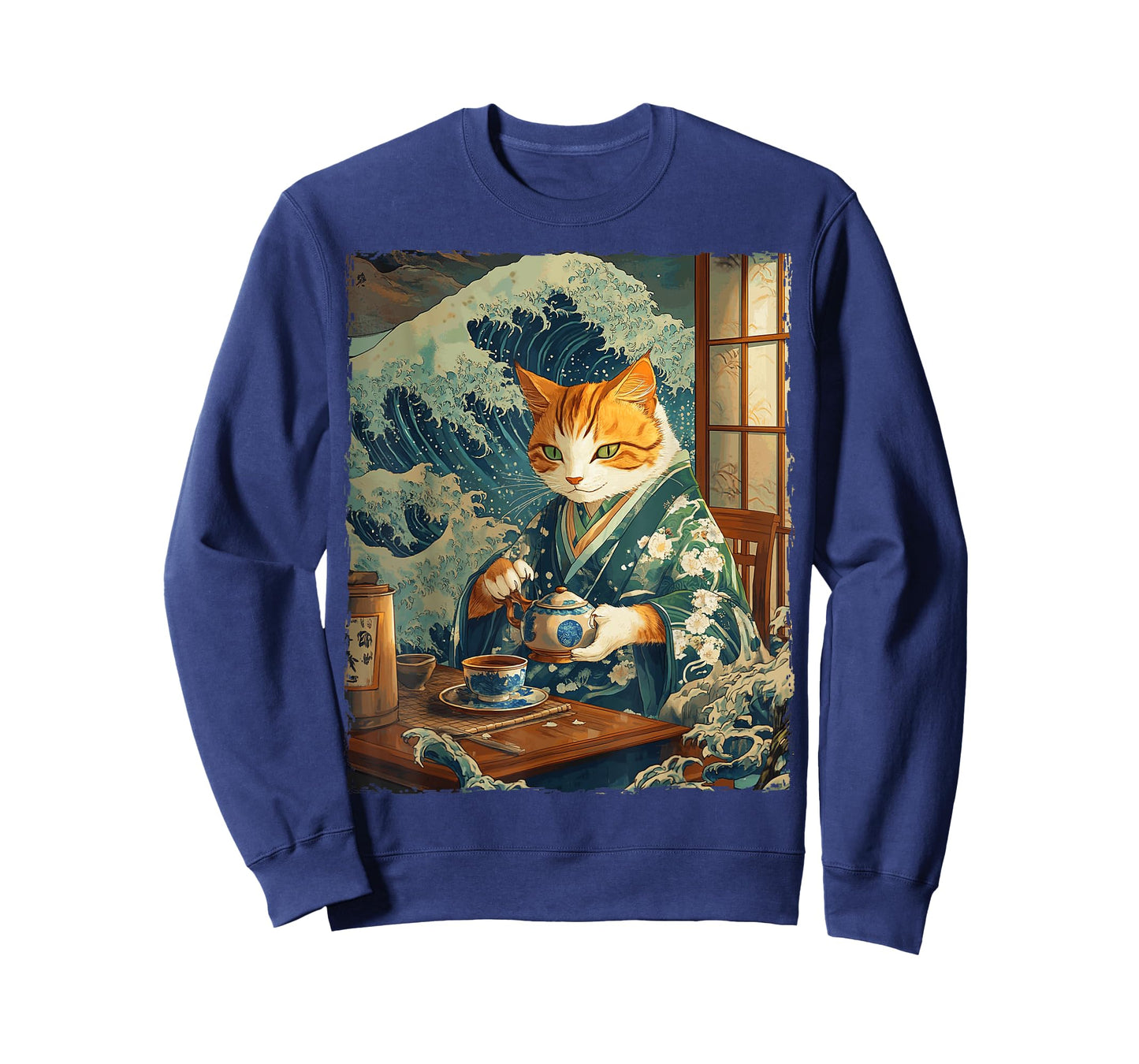 Funny Graphic Cat Japanese Anime T-Shirt for Men Women Kids
