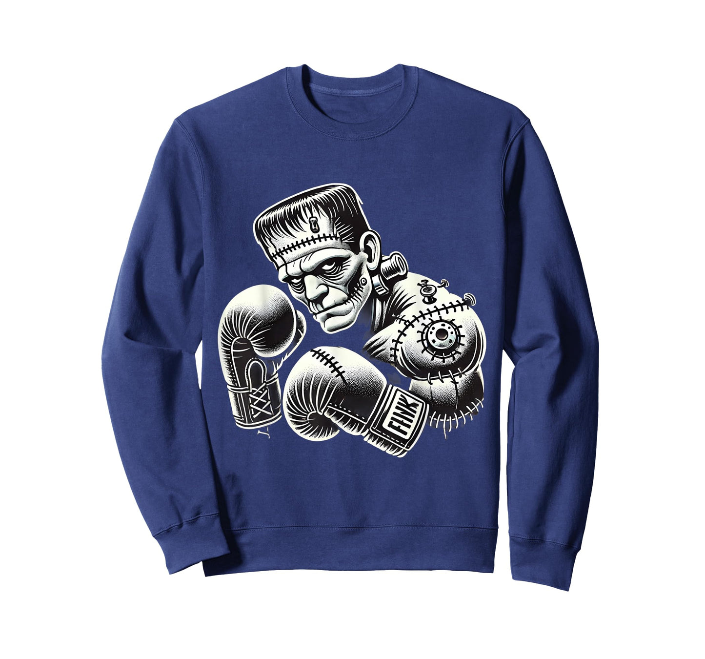 Frankenstein Boxer Funny Halloween Costume Sports Box Boxing T-Shirt