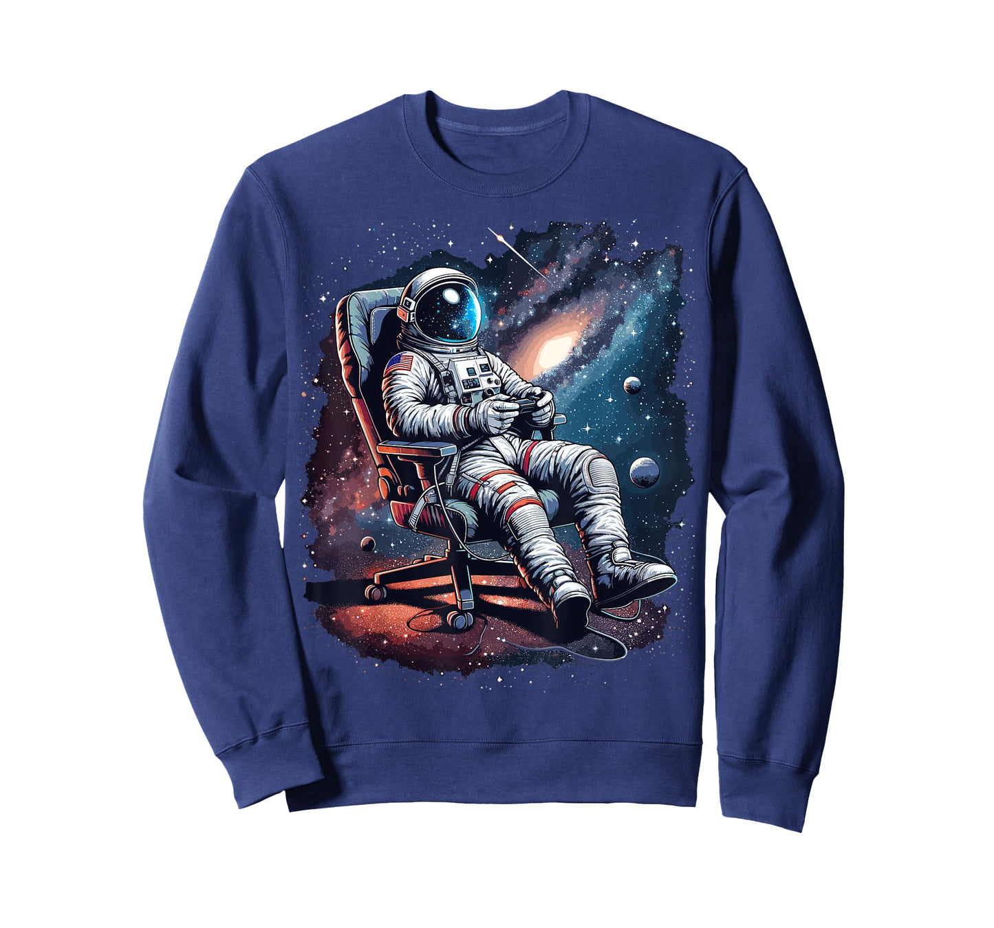 Space Astronaut Gaming System Planets Astronaut Gamer T-Shirt
