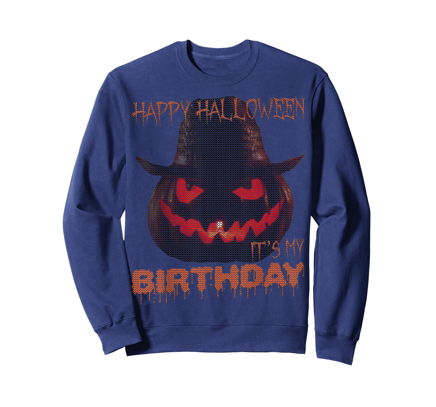 Happy Halloween My Birthday Jack-O-Lantern Ugly Halloween T-Shirt