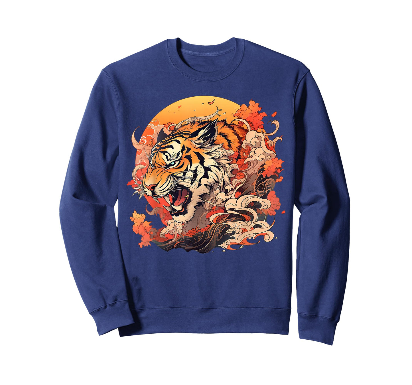 Asian Inspired Vintage Style 80s Retro Japanese Tiger T-Shirt
