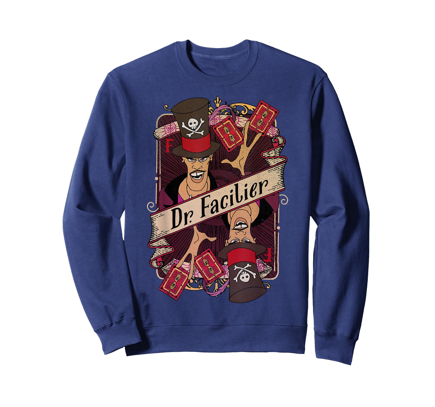 Disney Princess and The Frog Facilier Playing Card T-Shirt T-Shirt