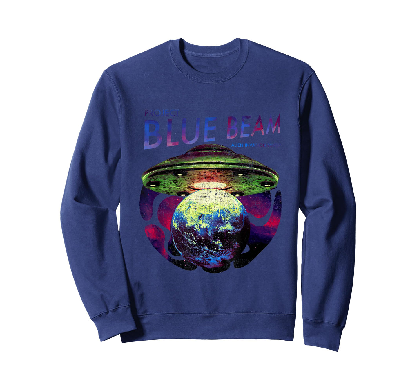 UFO Alien Invasion Project Blue Beam Alien Invasion Psyop T-Shirt