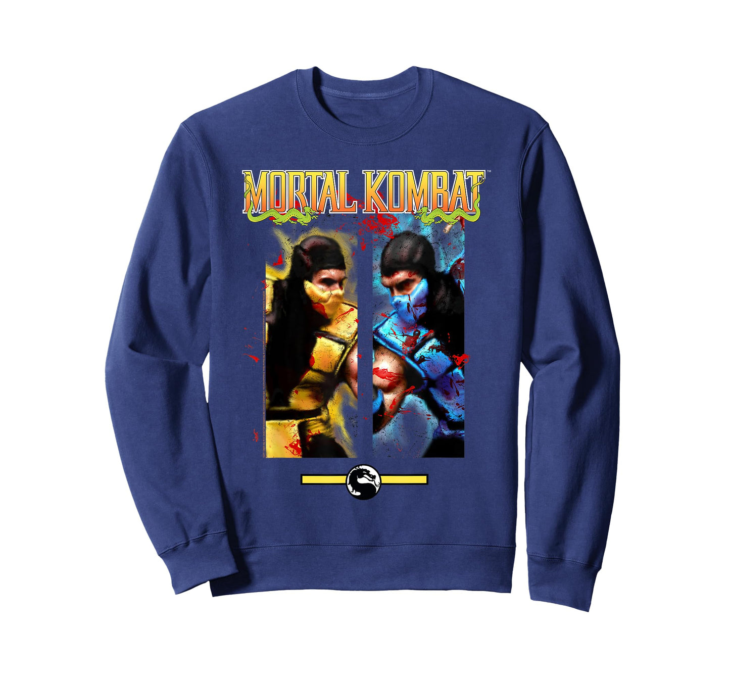 Mortal Kombat Scorpion vs Sub-Zero Face Off Video Game T-Shirt