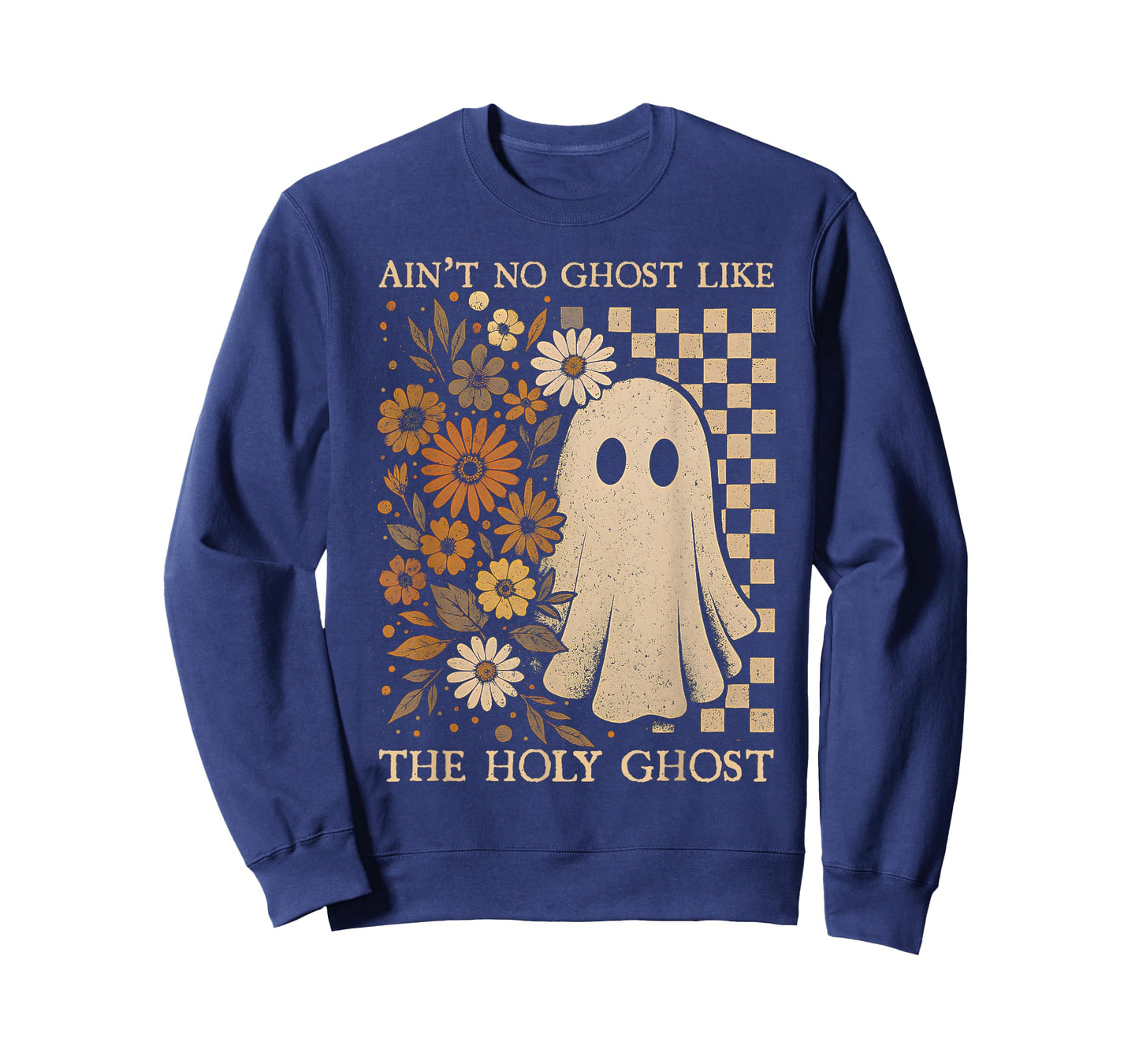 Retro Boho Ain't No Ghost Like The Holy Ghost, Christian Tee T-Shirt