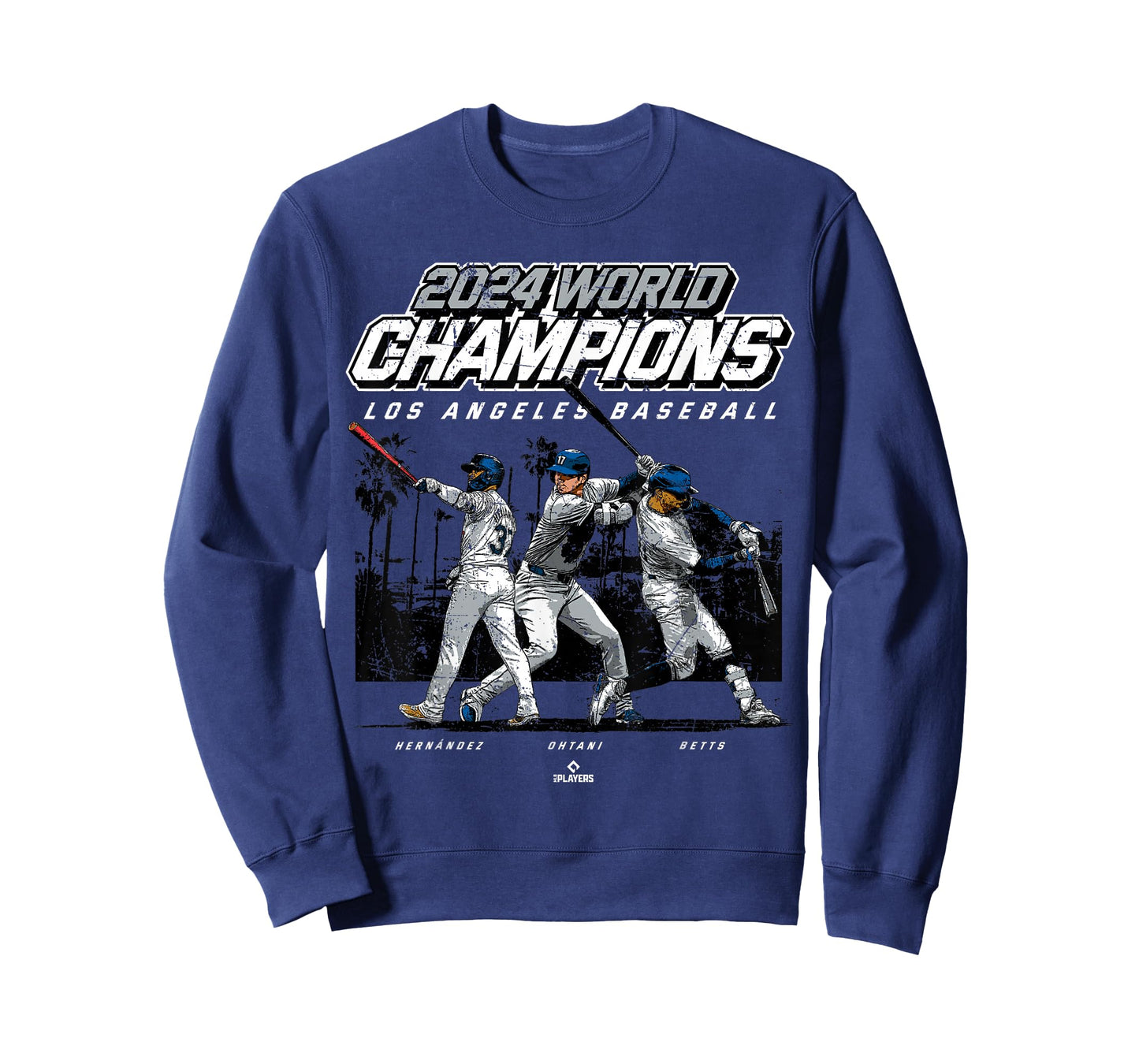 2024 Los Angeles World Champions Ohtani, Betts & Hernández T-Shirt