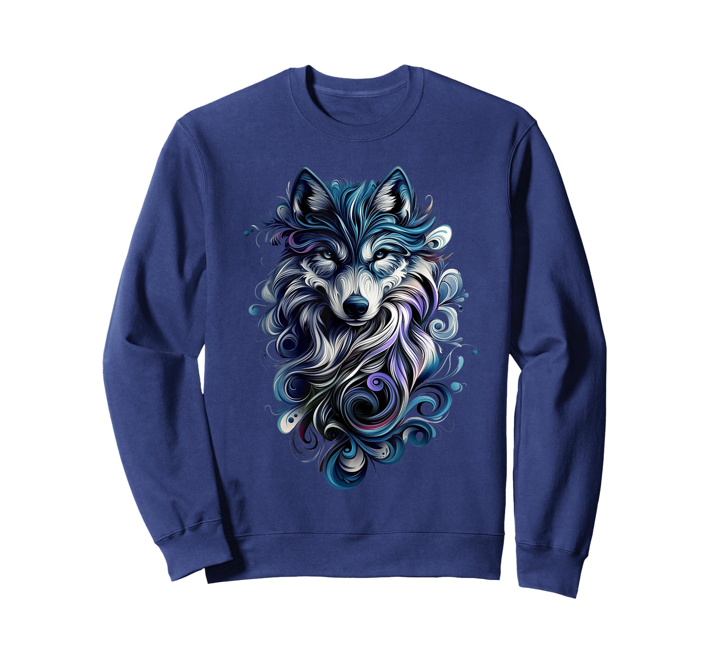 Wolf Wildlife Nature Colorful Wolf T-Shirt