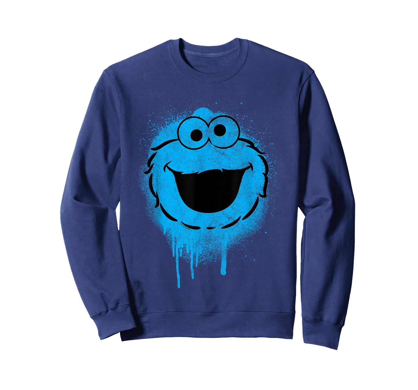 Sesame Street Cookie Monster Graffiti Face Halloween Costume T-Shirt