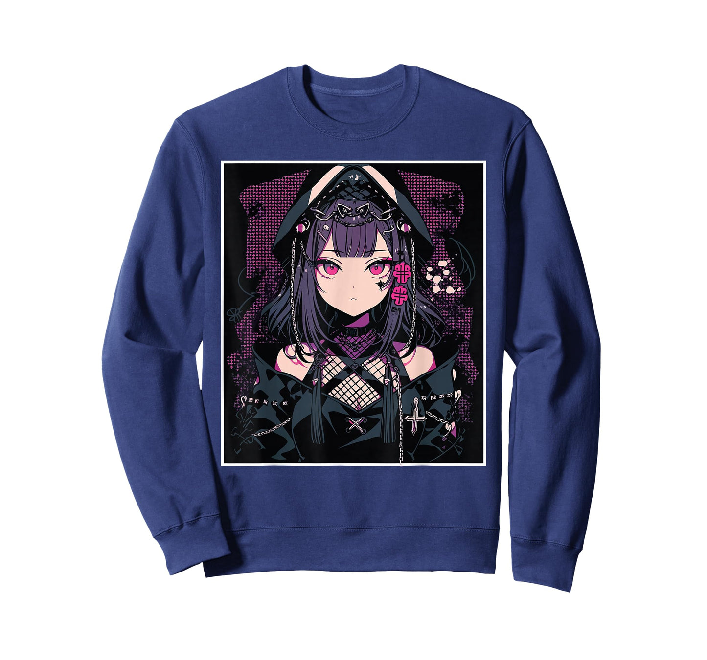 Anime Girl Gothic Waifu Japanese Aesthetic Kawaii Otaku T-Shirt