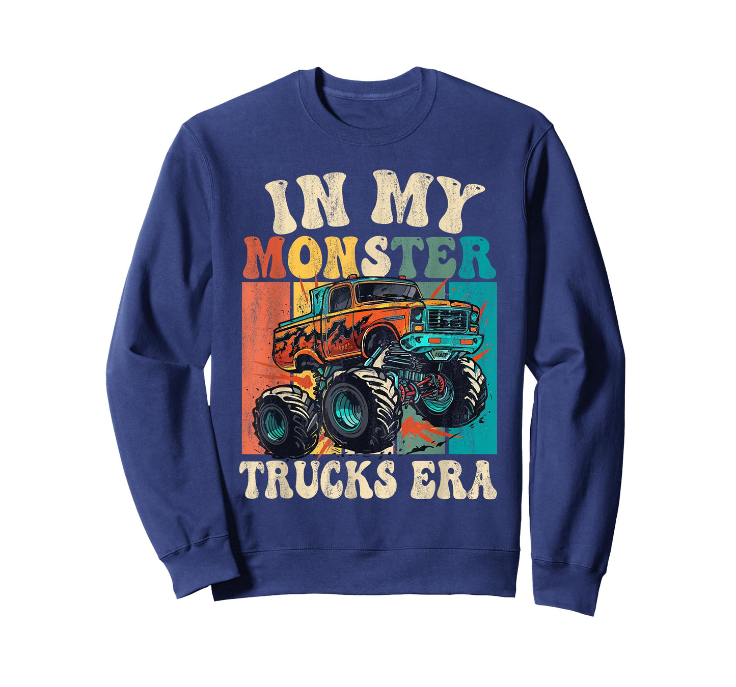 In My Monster Trucks Era Vintage Retro Monster Truck T-Shirt