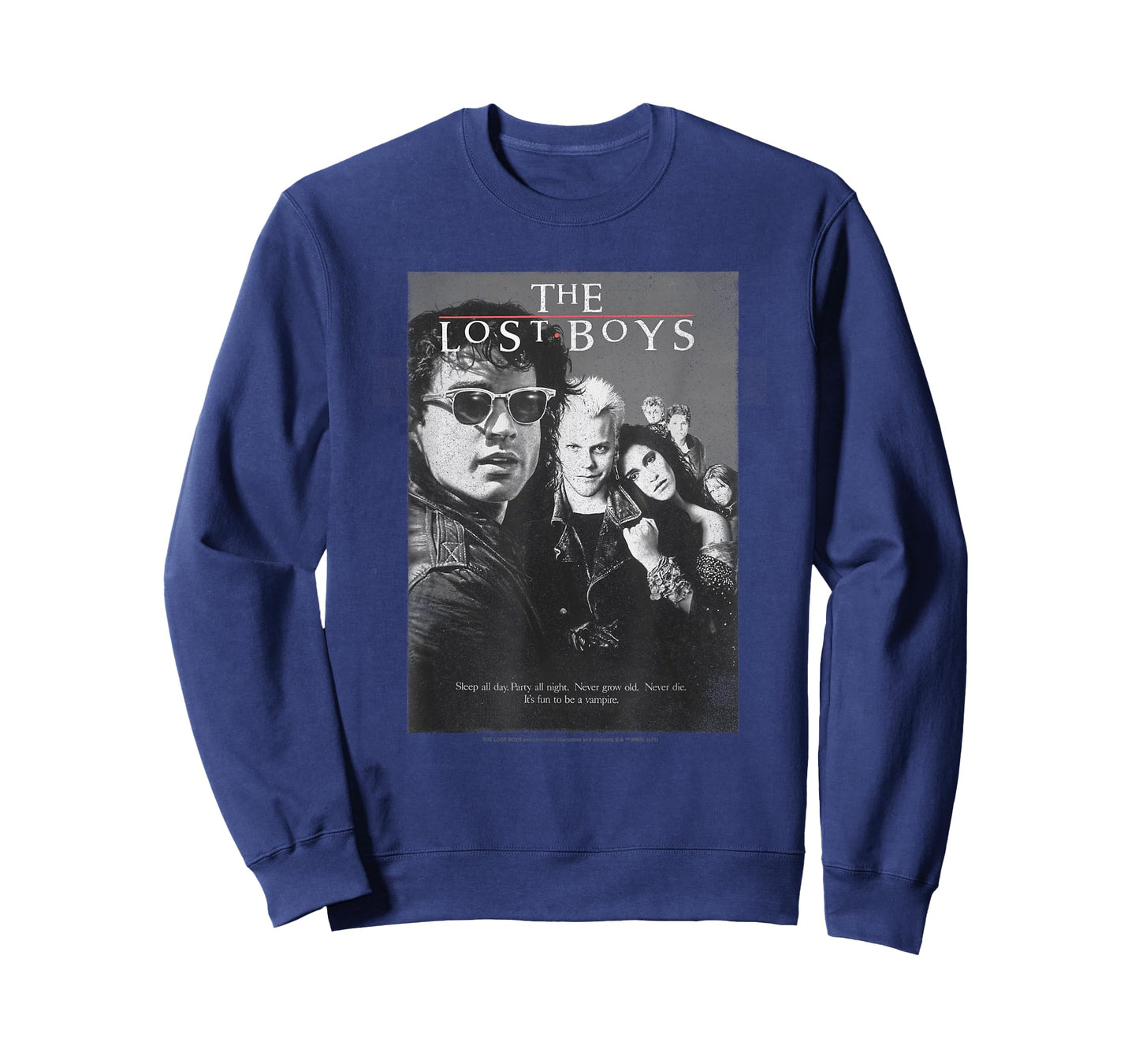 Lost Boys Group Shot Black & White Movie Poster T-Shirt