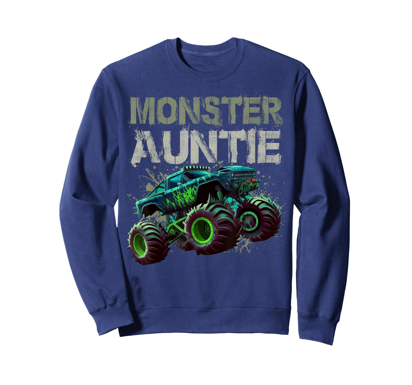 Monster Truck Auntie Family Matching Monster Truck Lovers T-Shirt