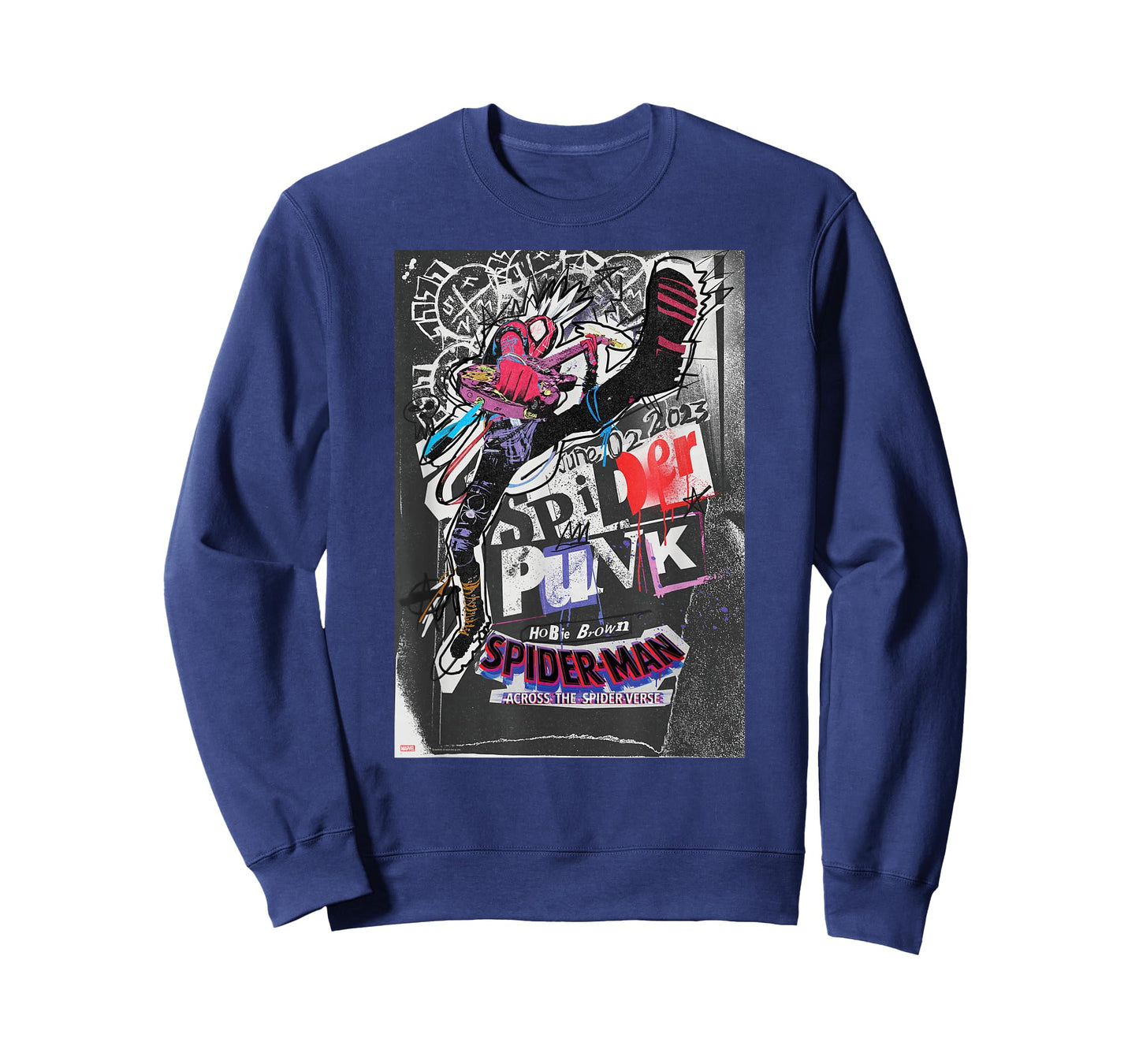 Marvel Spider-Man: Across The Spider-Verse Hobie Poster T-Shirt