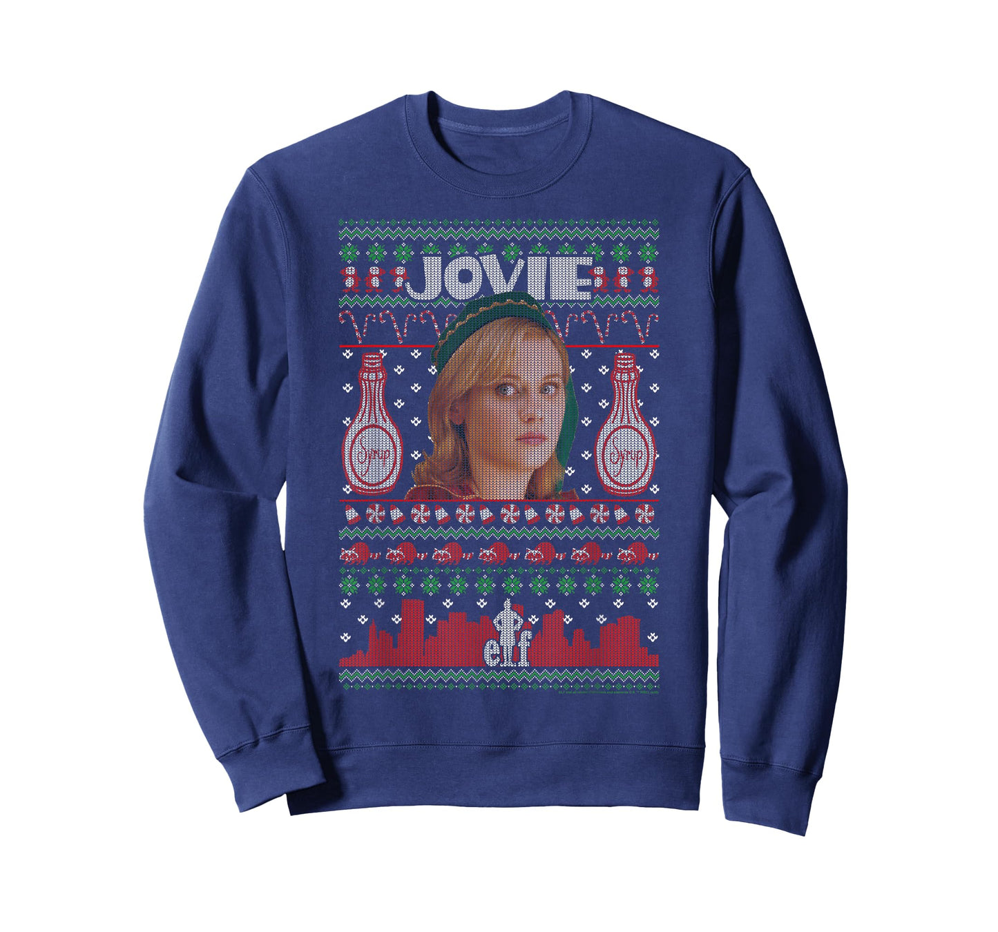 Elf Jovie Ugly Christmas Sweater T-Shirt