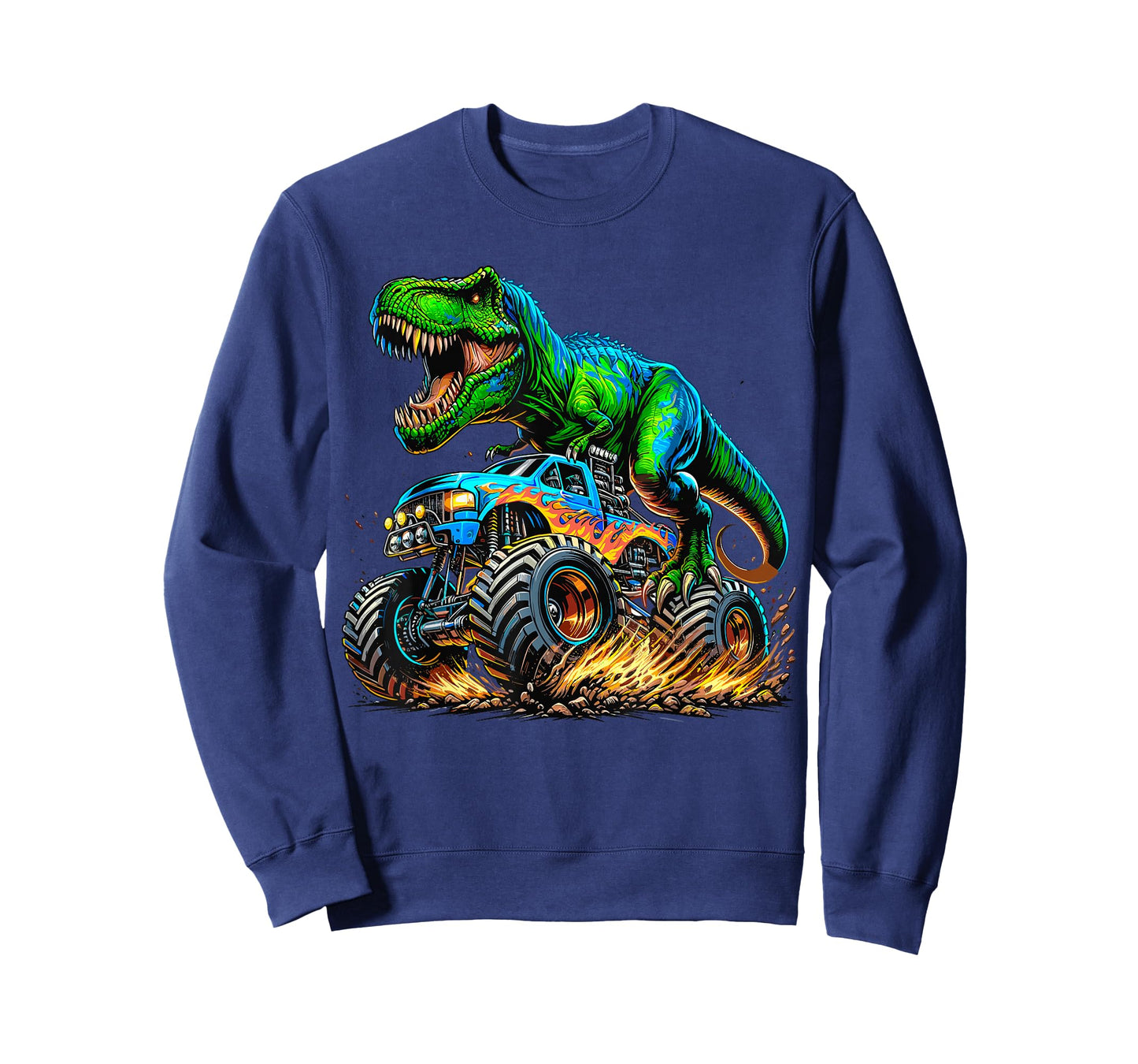 Monster Truck Dinosaur Birthday Party Monster Truck T-Shirt