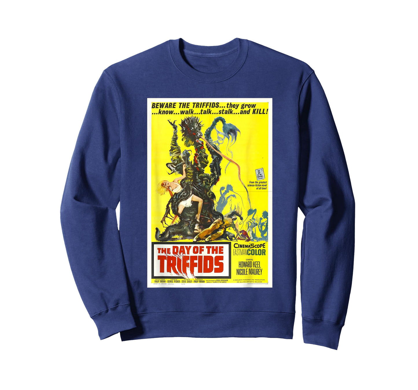 The Day of the Triffids, Sci-fi vintage movie monster poster T-Shirt
