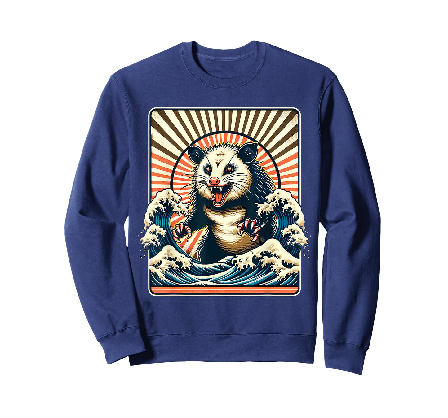Opossum Japan Sun Wave Vintage Possum Monster T-Shirt