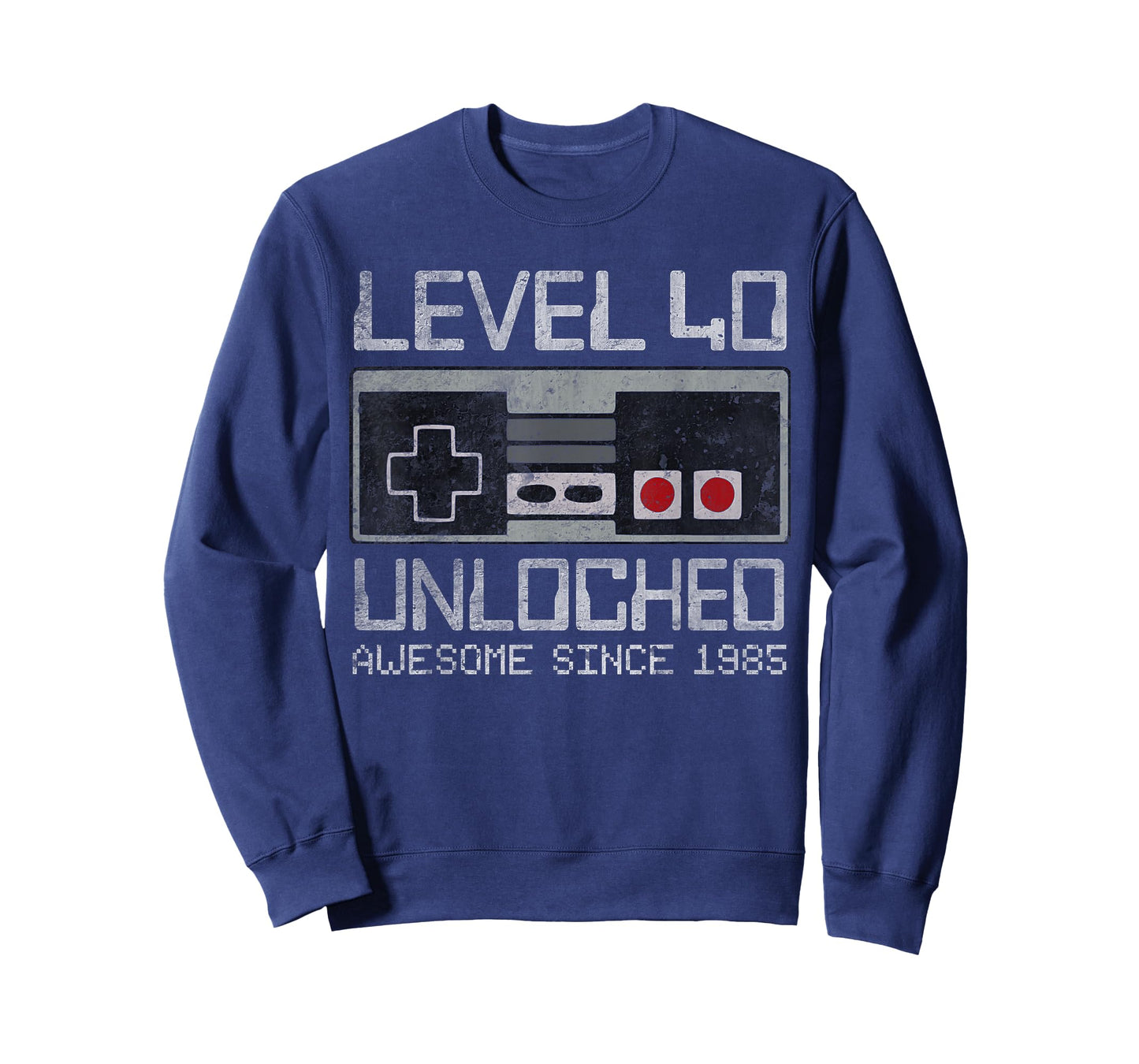 Level 40 Unlocked 40th Birthday 40 Year Old Video Gamer Men T-Shirt