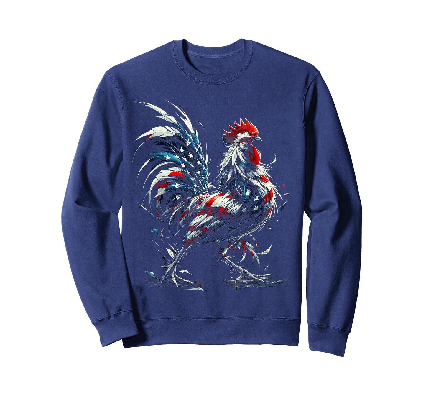 American Flag Rooster Chicken 4th of July Animal T-Shirt