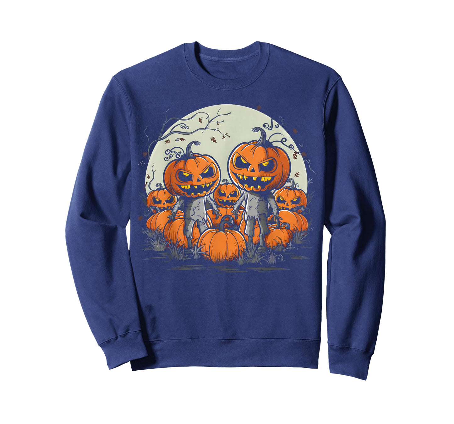 Spooky Zombie Pumpkins eerie Halloween T-Shirt
