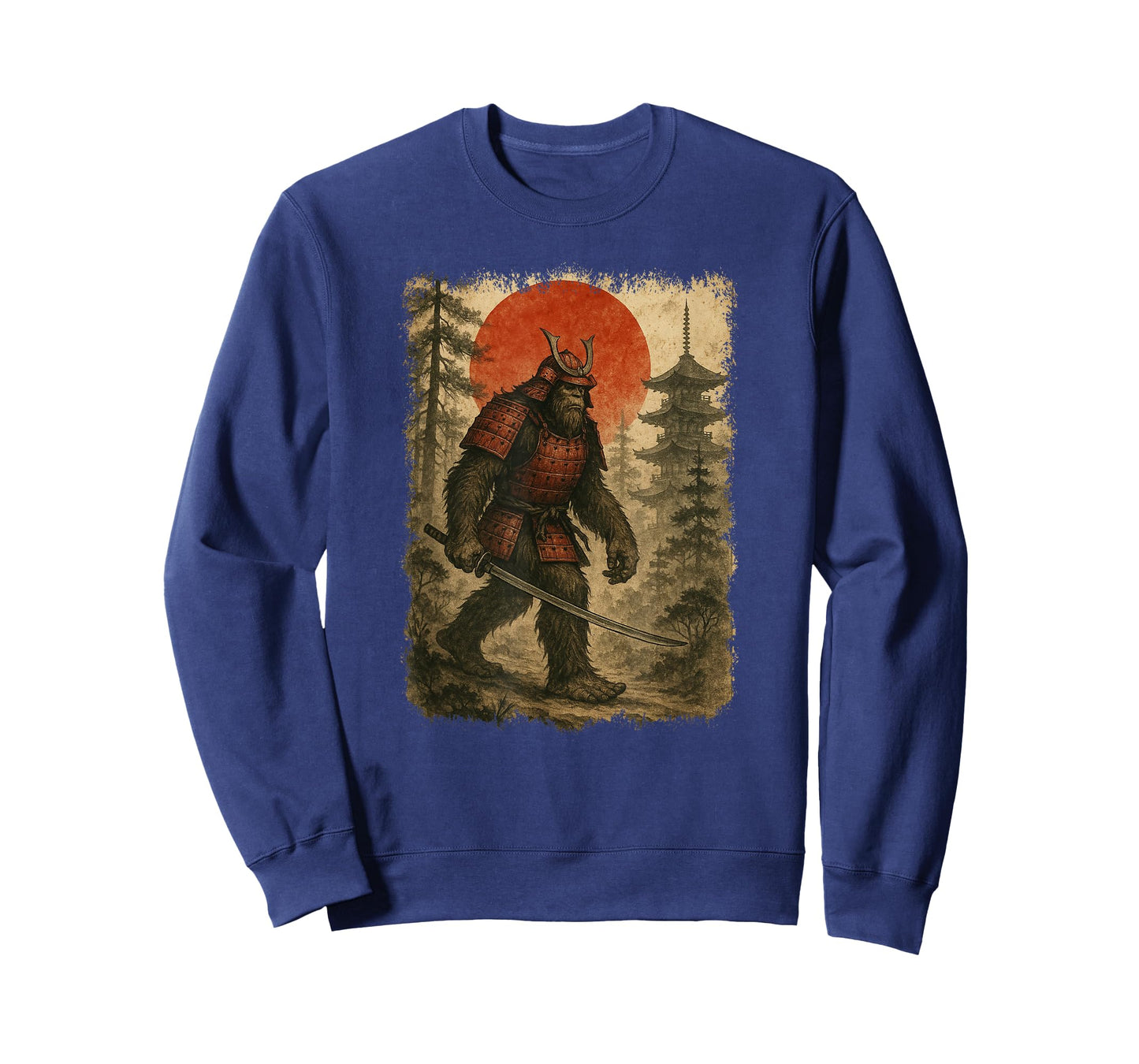 Samurai Bigfoot | Vintage Japanese Warrior & Art, Samurai T-Shirt