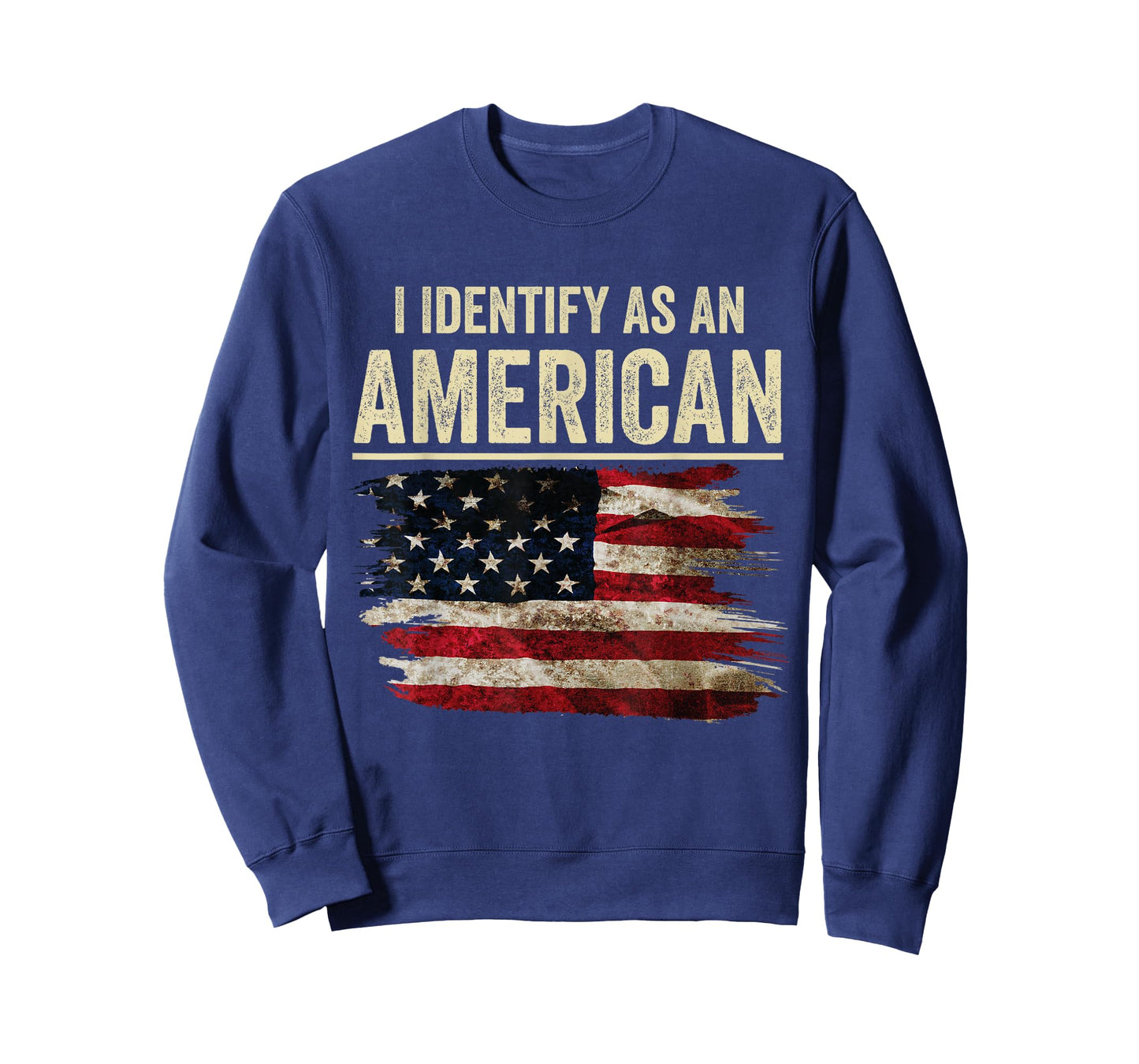 i Identify As an American Flag 4th July Independence Day T-Shirt