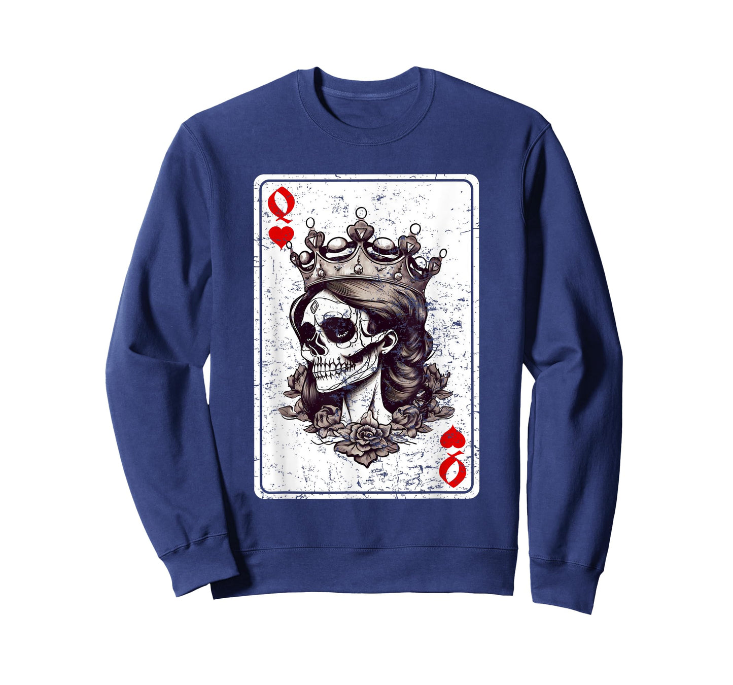 Queen of Hearts Card Game Horror Heart Queen Gothic T-Shirt